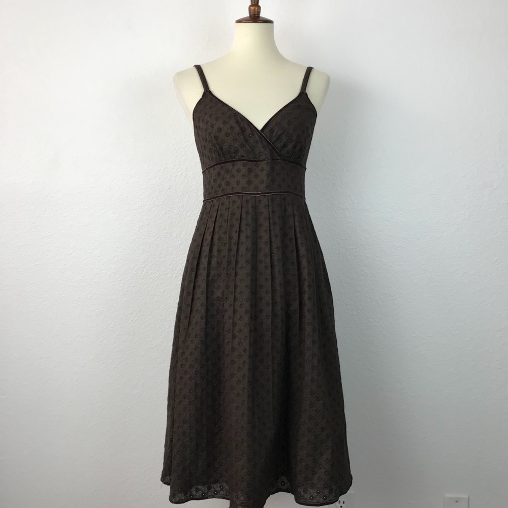 Michael by Michael Kors Velvet Trim Dress D190 - Picture 1 of 7